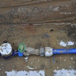 Übergabeschacht für den Wasseranschluss Übergabeschacht für den Wasseranschluss