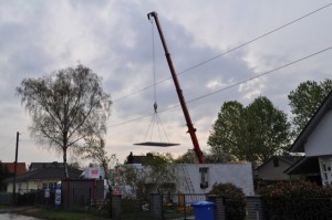 Decke im Erdgeschoss – Lieferung & Verlegung der Filigrandecke